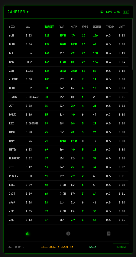 Caheeen Terminal Screenshot